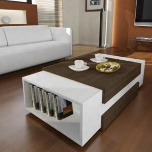 Multipurpose Center Table With Book Shelf -v2